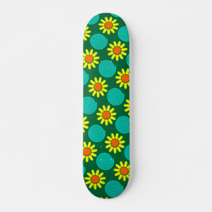 Very Cool and Colourful Shapes Skateboard
