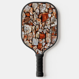 Very Cool and Colourful Stone Wall Design Pickleball Paddle