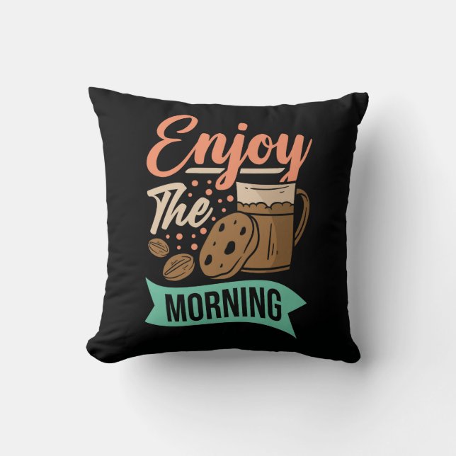 Very Cool and Cute Coffee or Java Cushion (Front)