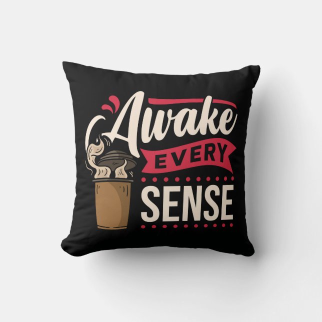 Very Cool and Cute Coffee or Java Cushion (Front)