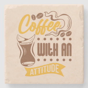 Very Cool and Cute Coffee or Java Stone Coaster