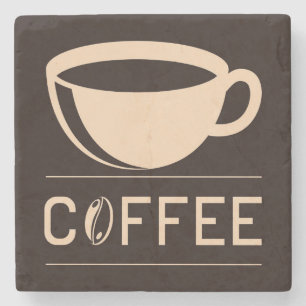 Very Cool and Cute Coffee or Java Stone Coaster
