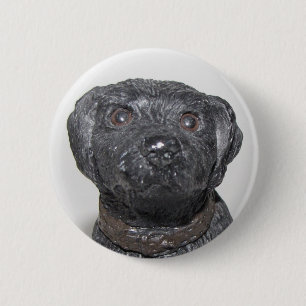 Very Cool Black Lab 6 Cm Round Badge