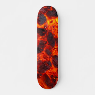 Very Cool Burning Coals Skateboard