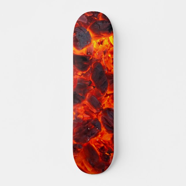 Very Cool Burning Coals Skateboard (Front)