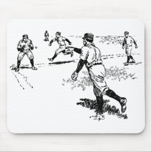 Very Cool Classic Baseball Mouse Mat
