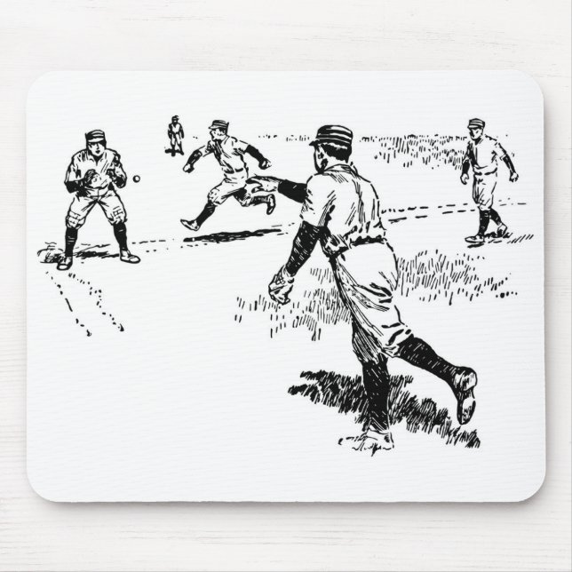 Very Cool Classic Baseball Mouse Mat (Front)