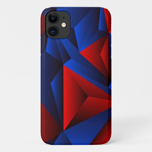 Very Cool Colourful Abstract Shapes iPhone Case (Back)