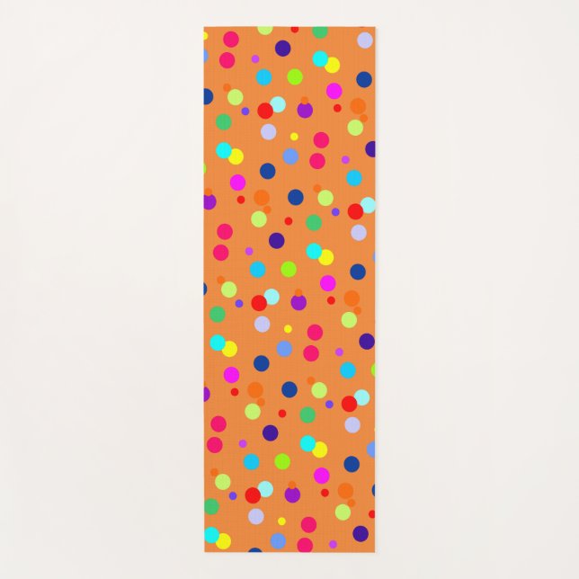 Very Cool Colourful Fun Designs Yoga Mat (Front)