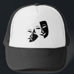 Very Cool Comedy and Tragedy Theatre Masks Trucker Hat<br><div class="desc">This is a Very Cool Comedy and Tragedy Theatre Masks Hat</div>