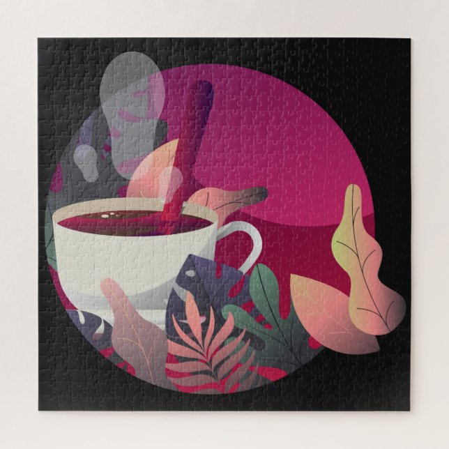 Very Cool Cup of Coffee Jigsaw Puzzle (Vertical)