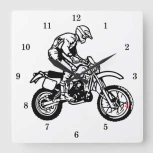 Very Cool Dirt Bike Wall Clock