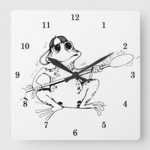 Very Cool Frog Wall Clock