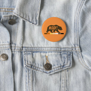 Very Cool Gay Bears Pride Flag Bear Woof 6 Cm Round Badge