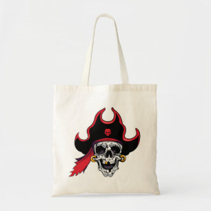 Very Cool Halloween Pirate Double Sided Tote Bag