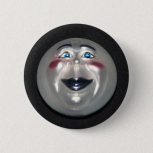 Very Cool Man On The Moon Figure Button