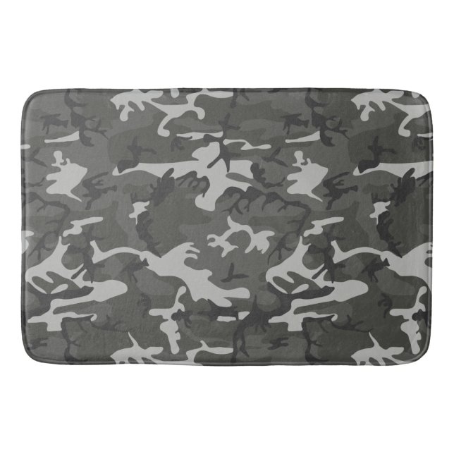Very Cool Military Style Urban Camo Bath Mat (Front)