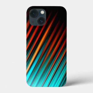 Very Cool Modern Multicoloured Striped iPhone 13 Mini Case