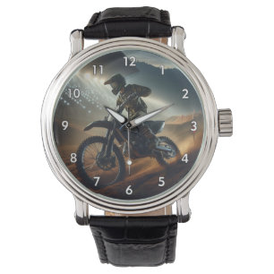Very Cool MotoCross Competition Digital Rendering Watch