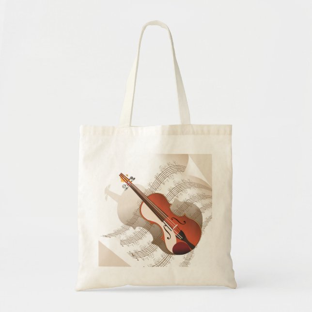 Very Cool Music Style Tote Bag (Front)