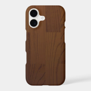 Very Cool Simulated Wood Panel iPhone Case