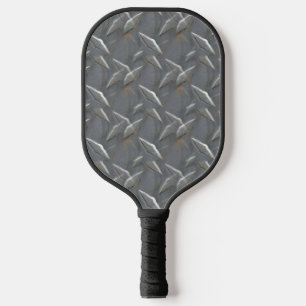 Very Cool Steel Diamond Pattern Pickleball Paddle