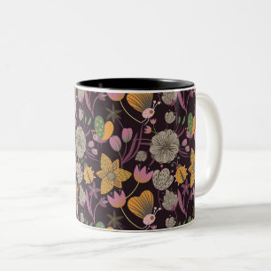 Very Cool Summer Pattern Two-Tone Coffee Mug