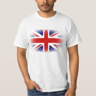 Very Cool Sunburst Effect U.K flag T-Shirt