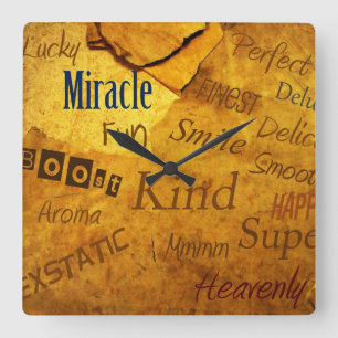 Very Cool Wall Clock! Square Wall Clock