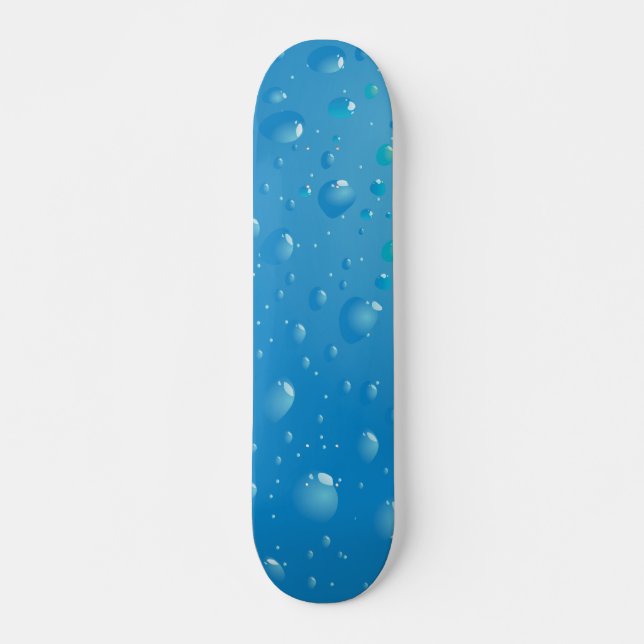 Very Cool Water Droplets Skateboard (Front)