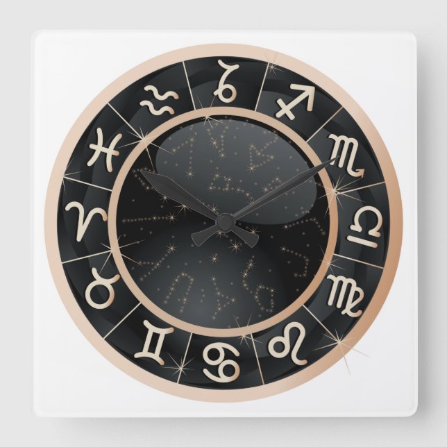 Very Cool Zodiac Wall Clock (Front)