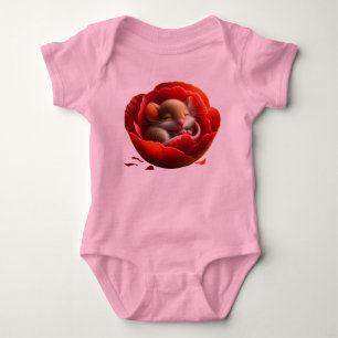 Very Cute Baby Mouse Sleeping Bodysuit