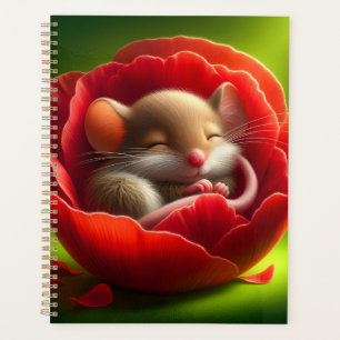 Very Cute Baby Mouse Sleeping Planner