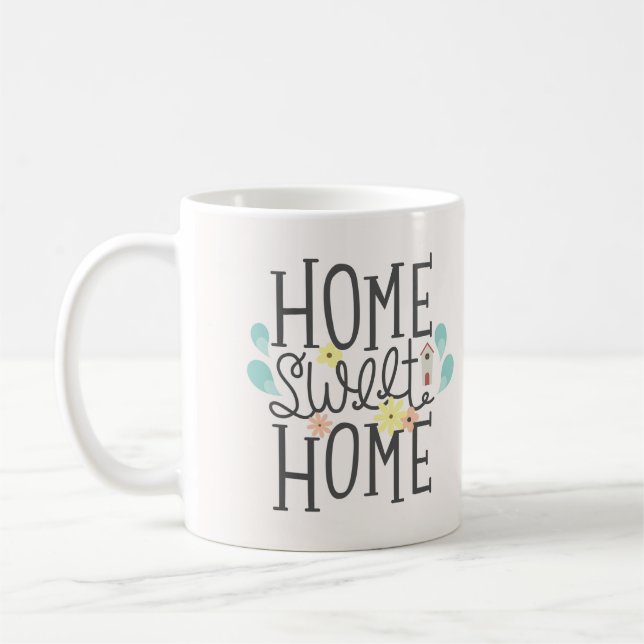 Very Cute Home Sweet Home Coffee Mug (Left)