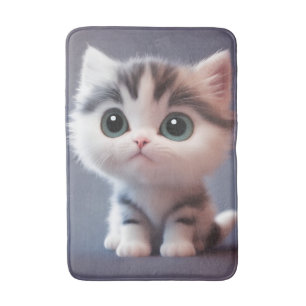 Very cute kitten bath mat