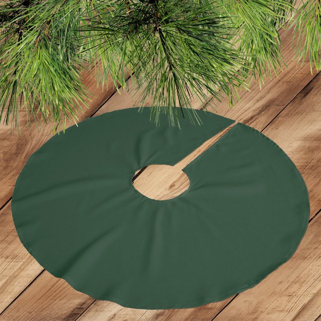 Very Dark Green - Brushed Polyester Tree Skirt (Creator Uploaded)
