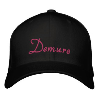 Very Demure Customisable Embroidered Baseball Cap