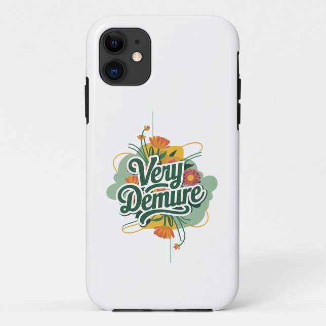 Very Demure Very Mindful Trend Demure & Mindful  Case-Mate iPhone Case (Back)