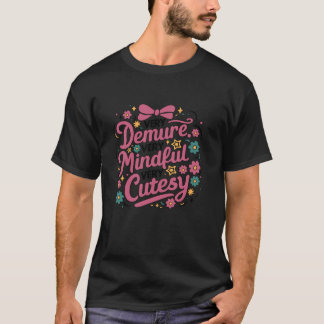 Very Demure Very Mindful Very Cutesy Coquette Athl T-Shirt