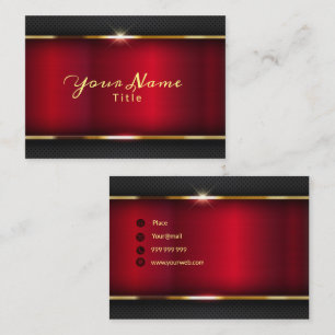 Very elegant modern luxury business card