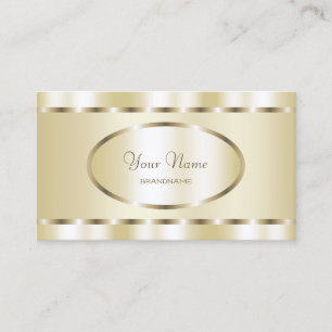 Very Elegant Shimmery Gold Effect Professional Business Card