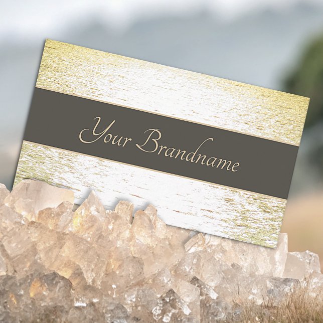 Very Elegant Sunset over the Ocean Professional Business Card (Creator Uploaded)