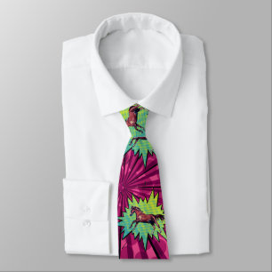 very exciting comic poppy horse tie