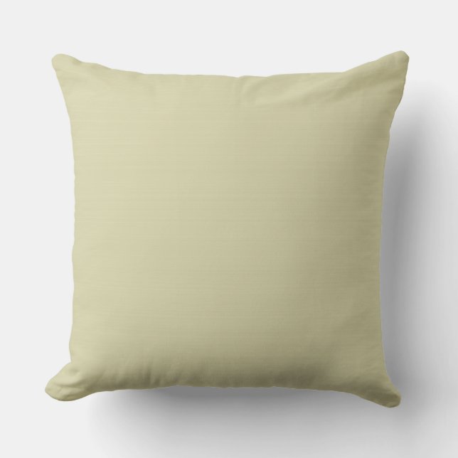Very Faintly Streaked Khaki Cushion (Front)