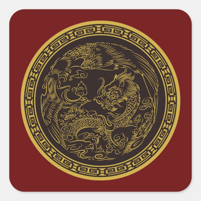 Very Fun Chinese Dragon Sticker Set (Front)