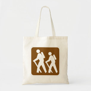 Very Fun Classic Hiking Trail Sign Tote Bag