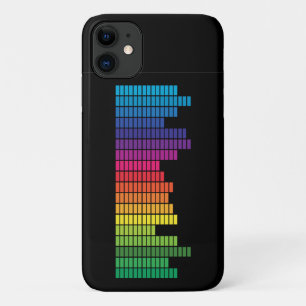 Very Fun Digital Graphic Equalizer iPhone Case