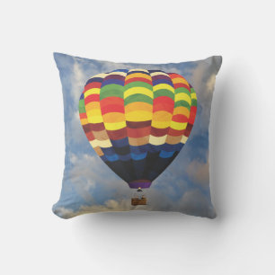 Very Fun Hot Air Balloon Throw Pillow