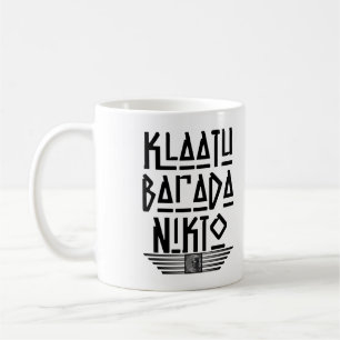 Very Fun Klaatu Barada Nikto Coffee Mug