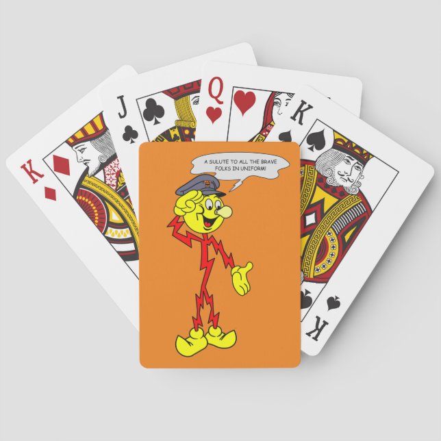 Very Fun Reddy Kilowatt Playing Cards (Back)